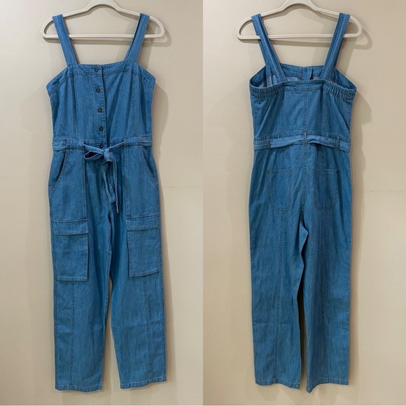 Sundance jumpsuit Chambray blue size 4 women - Picture 2 of 7